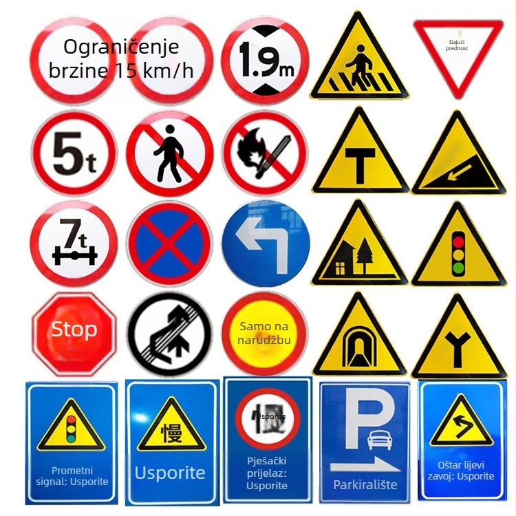 Znak ograničenja brzine – Anke, serija prometnih znakova