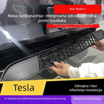 Poklop protiv insekata za prednji otvor zraka Tesla Model Y — materijal ABS; marka: Other; kompatibilan s Model Y