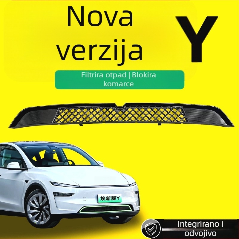 Poklop protiv insekata za prednji otvor zraka Tesla Model Y — materijal ABS; marka: Other; kompatibilan s Model Y