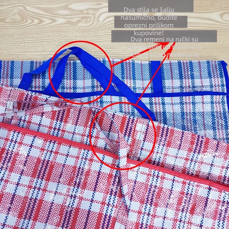 Prijenosna plastična tkanina vreća za preseljenje – Oxford tkanina, skladištenje odjeće i posteljine, moderan minimalistički stil