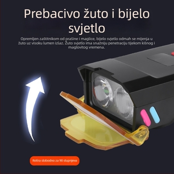 Set svjetala za noćnu vožnju biciklima — prednje i stražnje svjetlo za cestovne i planinske bicikle — snažna svjetlost; Marka Jiu yue/yuuisd; Prilagodba dostupna; Privatna marka; Uvoz: Ne