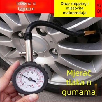 Manometar tlaka u gumama s dugom cijevi, visoke preciznosti, digitalni prikaz, prijenosan, raspon 0-100 psi