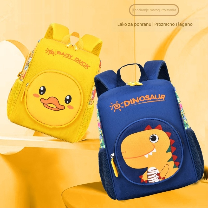 Ruksak za vrtić, vodootporan, velike kapacitete, protiv gubitka, unisex, za školu; materijal: Oxford tkanina, podstava: najlon, zakrivljene naramenice