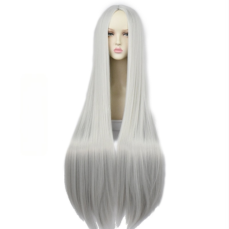 Anime cosplay wig s motivom pauka; kosa od visokotemperaturnog vlakna; težina oko 380–400 g; obrada: mehanička; nije pogodno za toplo farbanje