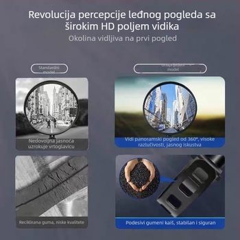 Zrcalo stražnjeg pogleda bicikla, Qiwang, Materijal: Drugo, Napon: Drugo