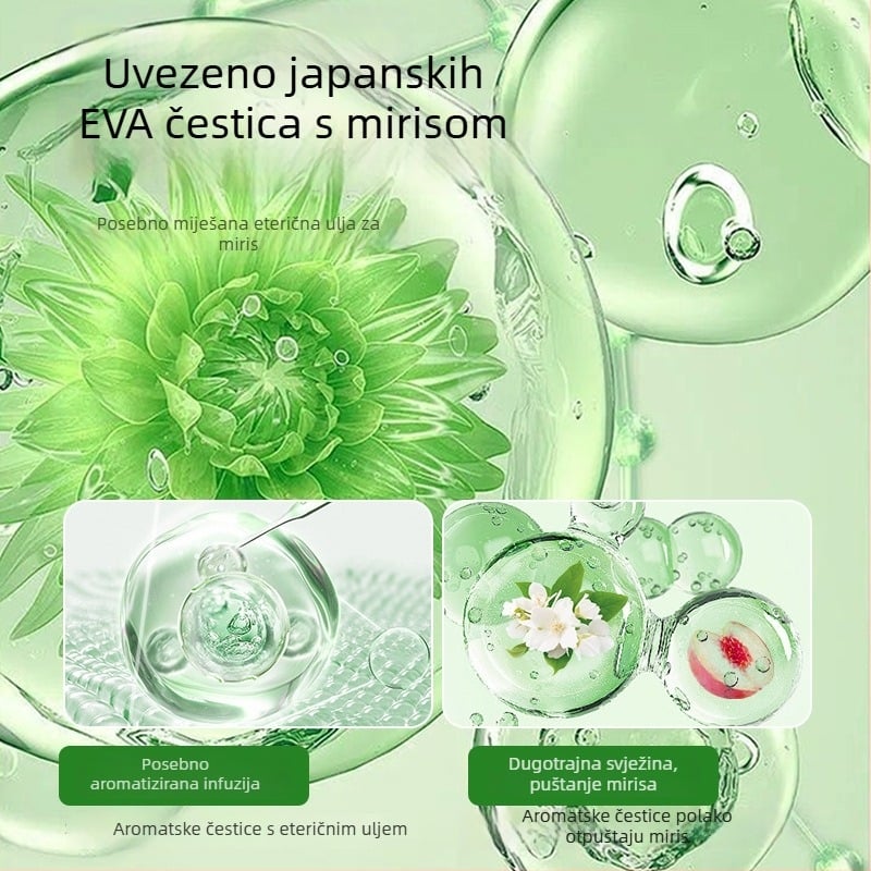 Vješajući desikantni džep za garderobu, spavaću sobu i dom učenika – apsorber vlage s mirisom bijele breskve, 0,23 kg