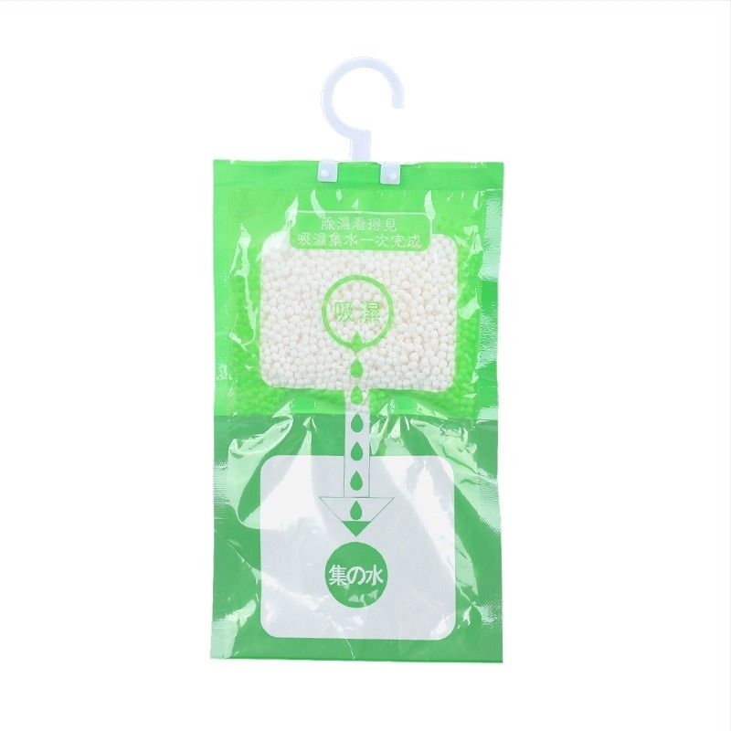 Desikant kalcijev klorid za sušenje prostorija — marka Qingrunjia; funkcija: sušenje i uklanjanje vlage; težina 100 g; namijenjeno za vješanje