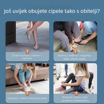 Magnetični alat za obuvanje s dugom drškom – produžena ručka, olakšava obuvanje starijim osobama i trudnicama, bez saginjanja