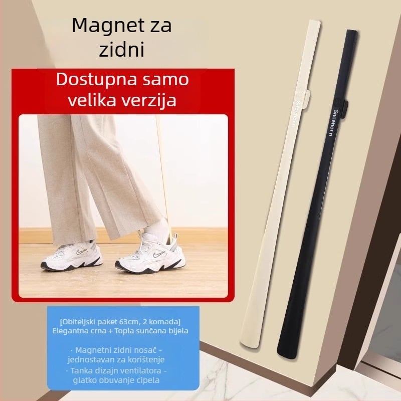 Magnetični alat za obuvanje s dugom drškom – produžena ručka, olakšava obuvanje starijim osobama i trudnicama, bez saginjanja