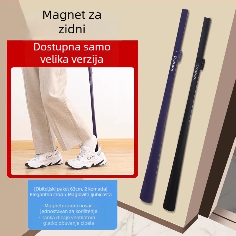Magnetični alat za obuvanje s dugom drškom – produžena ručka, olakšava obuvanje starijim osobama i trudnicama, bez saginjanja