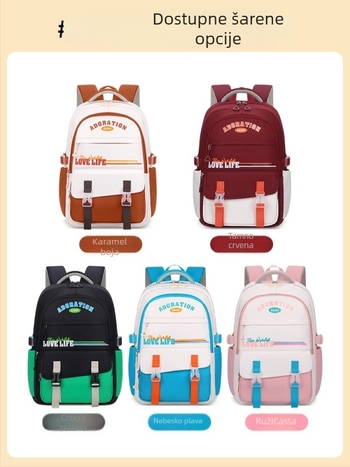 Sesame Baby Lagani školski ruksak za učenike – najlon, prozračan, vodootporan, otporan na habanje, zaštita kralježnice i rameni jastuci s zračnim jastučićima