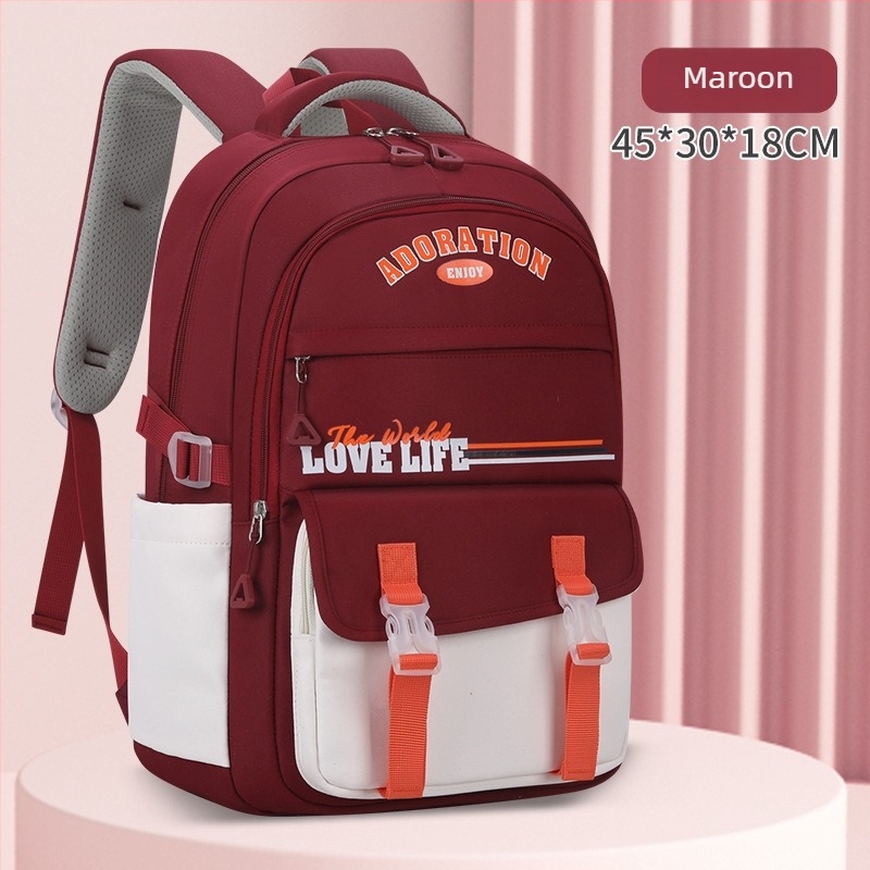 Sesame Baby Lagani školski ruksak za učenike – najlon, prozračan, vodootporan, otporan na habanje, zaštita kralježnice i rameni jastuci s zračnim jastučićima