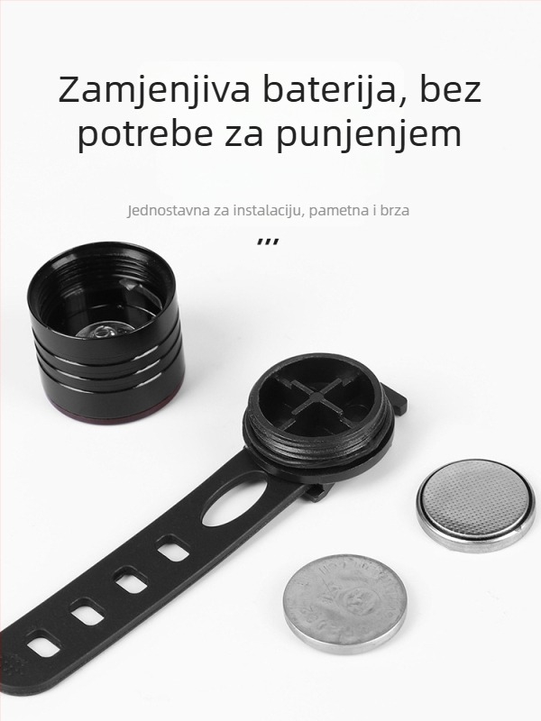 Stražnja LED svjetiljka za bicikl s dugim trajanjem baterije za noćnu vožnju – visoka svjetlost za planinske i cestovne bicikle, upozoravajući signal