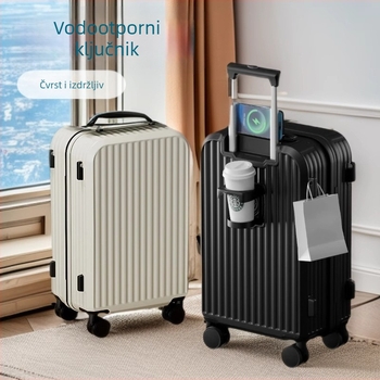 Putna torba s kotačićima — ABS, vodootporna, ultra lagana, otporna na habanje, univerzalni kotači, zatvarač, standardni kombinacijski bravu