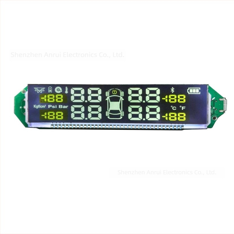 TPMS sustav za nadzor tlaka u gumama PCBA - Model AN-XX, Digitalni zaslon, Raspon 0-8 BAR, Visoka preciznost, Prenosno