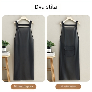 Vodootporna TPU pregača bez rukava za kuhinju i catering, moderni minimalistički dizajn