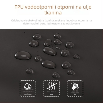 Vodootporna TPU pregača bez rukava za kuhinju i catering, moderni minimalistički dizajn