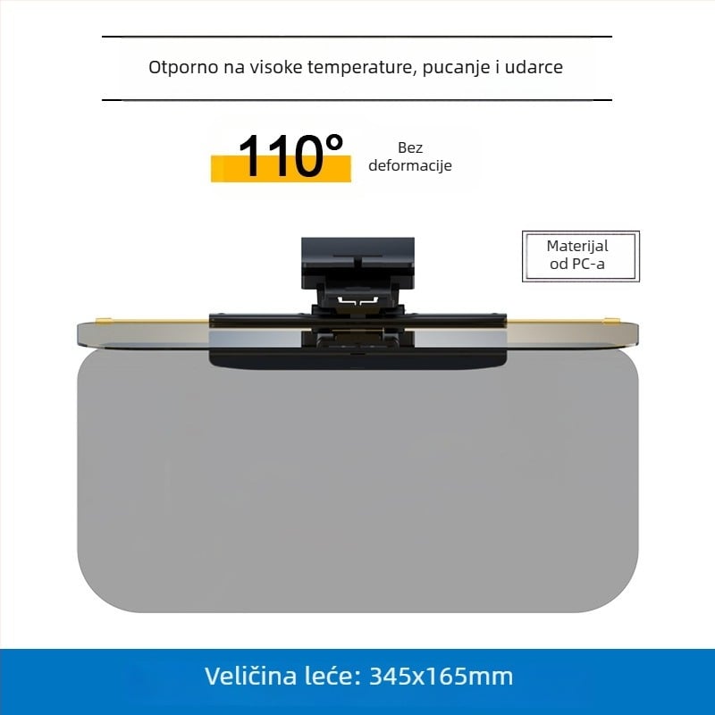 Auto naočale protiv zasljepljivanja s noćnim vidom, PVC materijal, ugrađena instalacija, univerzalna kompatibilnost, otisak logotipa, prilagodba
