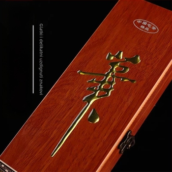 Drvena kutija za poklon, novi kineski stil, s otisnutim logom, spremna za darivanje za rođendan i pun mjesec