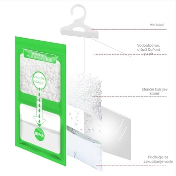 Vješeni desikantni džep za garderobu i prostor — sušenje i dehumidifikacija, apsorpcija vlage, bez mirisa, porijeklo Zhejiang