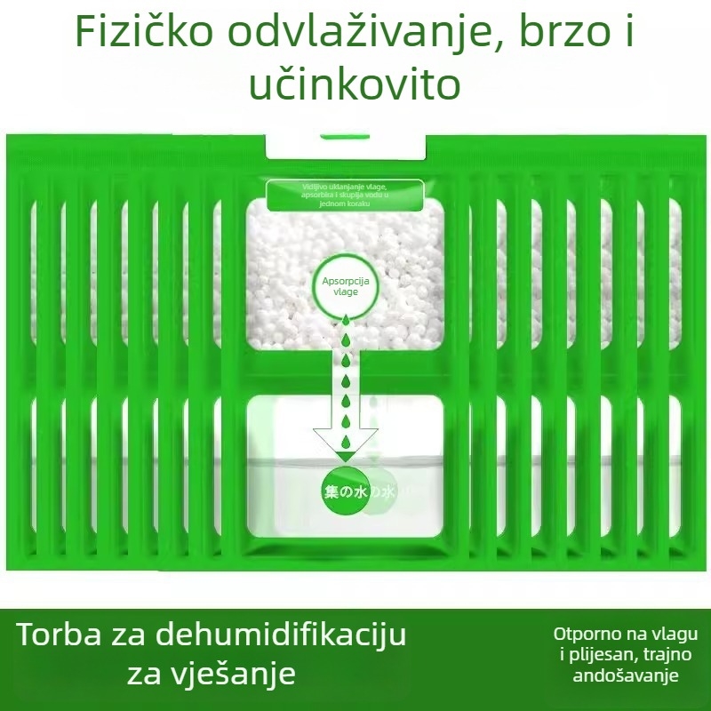 Vješeni desikantni džep za garderobu i prostor — sušenje i dehumidifikacija, apsorpcija vlage, bez mirisa, porijeklo Zhejiang