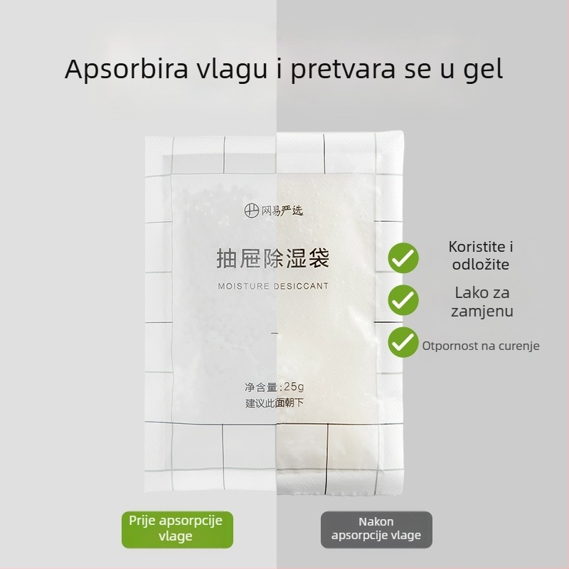NetEase Strict Selection vrećica za dehumidifikaciju s mirisom breskve i gardenije | 30 g × 10 vrećica | Postavljanje: ravna površina