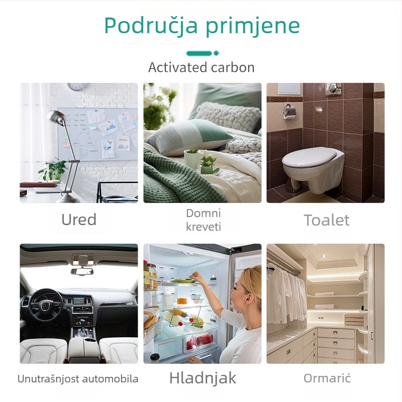 Kućna vrećica za dehumidifikaciju – Sušenje i kontrola vlage za garderobu i posteljinu, 500 g, u kutiji, horizontalno postavljanje, miris: Prirodno