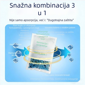 Torba od bambusovog aktivnog ugljena za uklanjanje formaldehida, prirodan miris, pogodna za prostoriju, marka Release freshness