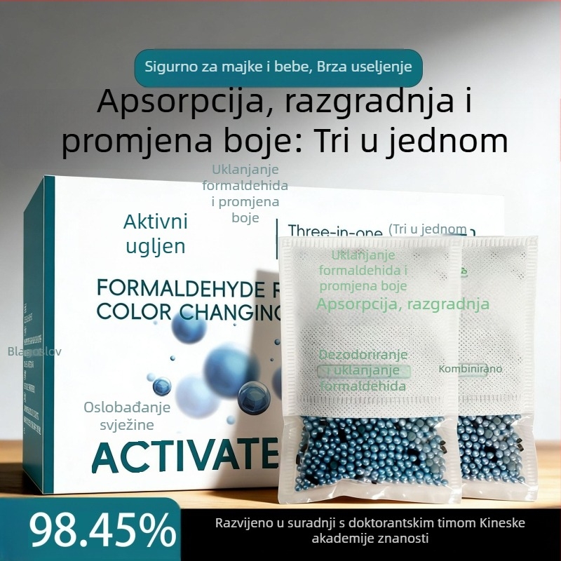 Torba od bambusovog aktivnog ugljena za uklanjanje formaldehida, prirodan miris, pogodna za prostoriju, marka Release freshness