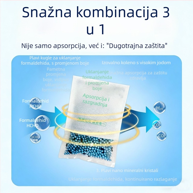 Torba od bambusovog aktivnog ugljena za uklanjanje formaldehida, prirodan miris, pogodna za prostoriju, marka Release freshness