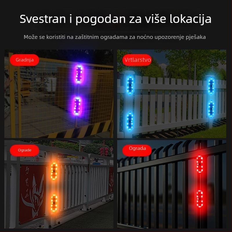 LED stražnje svjetlo MS-040, ABS + PCB ploča, univerzalna kompatibilnost, Cool Galen
