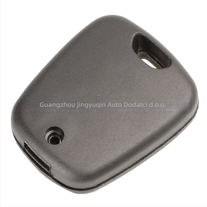 Kućište za zamjenu ključa automobila Toyota, Peugeot, Citroën – ravni ključ s 2 tipke; ABS kućište; metalna oštrica ključa; kompatibilni modeli: 107, 207, 307, 407, 206, 306, 406