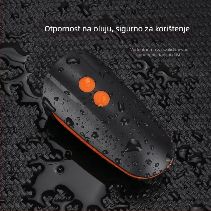 Biciklističko svjetlo s prednjim i stražnjim svjetlom, USB punjivo, za planinski bicikl i noćne vožnje