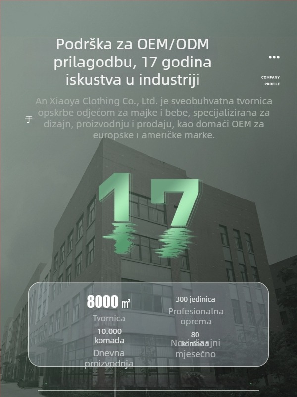 Dječji pamučni dvodijelni set pidžama s dugim rukavima, okrugli izrez, crtić motiv, mekana obrada, za novorođenčad 0–1 godina