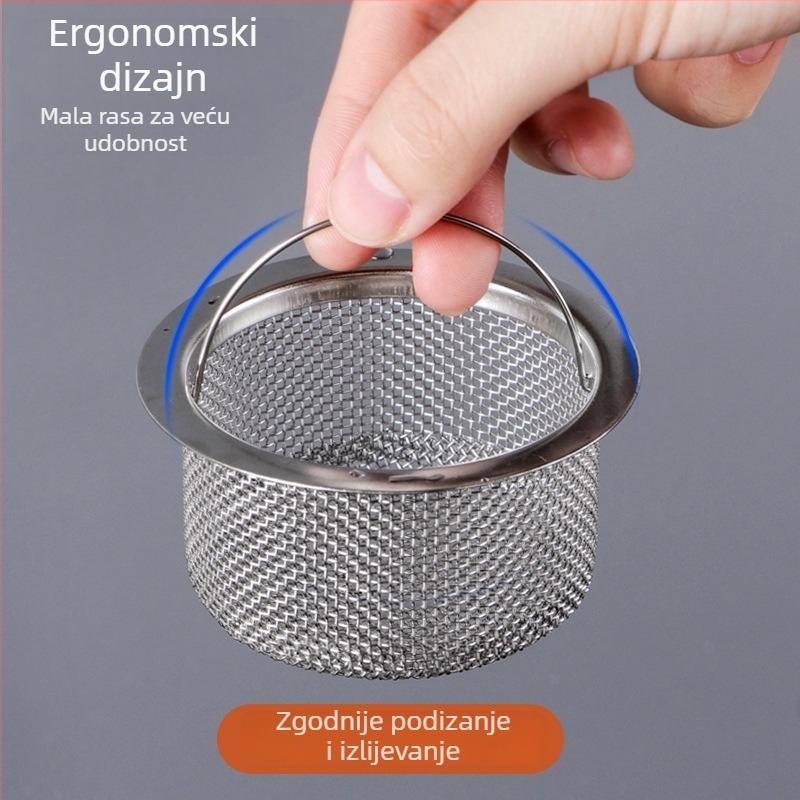 Filter mreža za sudoper od nehrđajućeg čelika, model 75674, specifikacije 600, neto težina 0,02, stil moderna jednostavnost