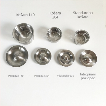 Nerđajući čelični poklopac odvodnje za sudoper Xiangling XSQ-007, neto težina 0,02 kg