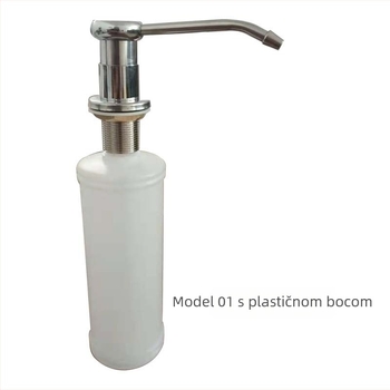 Produžna cijev bočice deterdenta za sudoper, materijal: silikon + nehrđajući čelik, brend: Yushu exploration, stil: Moderna jednostavnost