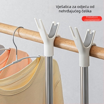 Proširiva šipka za sušenje odjeće – PP + nehrđajući čelik, balkon, moderni minimalistički stil, Box Happy House