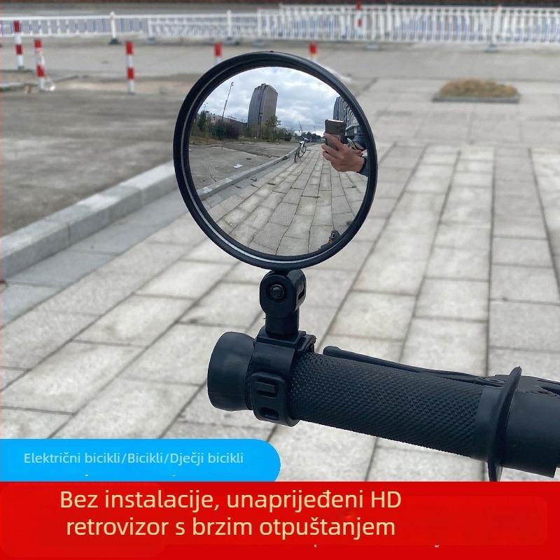 Huiying Fgj-mnfgj Retrovizor za električni bicikl, širokokutna konveksna leća