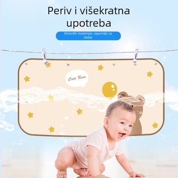 Auto sjenilo za stražnje staklo s usisnom čašom – dječji crtani dizajn, zaštita od sunca i toplinska izolacija (Materijal: zasjenjujuća tkanina; Instalacija: usisna čašica; Stil: crtani; Uzorak: animacija; Primijenjene dijelovi: stražnje staklo)