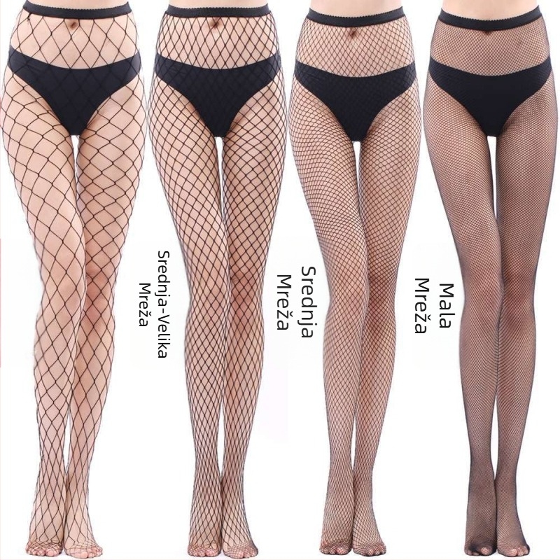 Najlonske čarape s dizajnom za stopala, tanke, 90–95% najlona, podizanje i oblikovanje