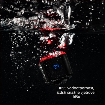 Stražnje svjetlo za bicikl s pametnim detekcijom kočenja, Type-C punjenje, za planinske i cestovne bicikle, svjetlo za noćnu vožnju uz upozorenje