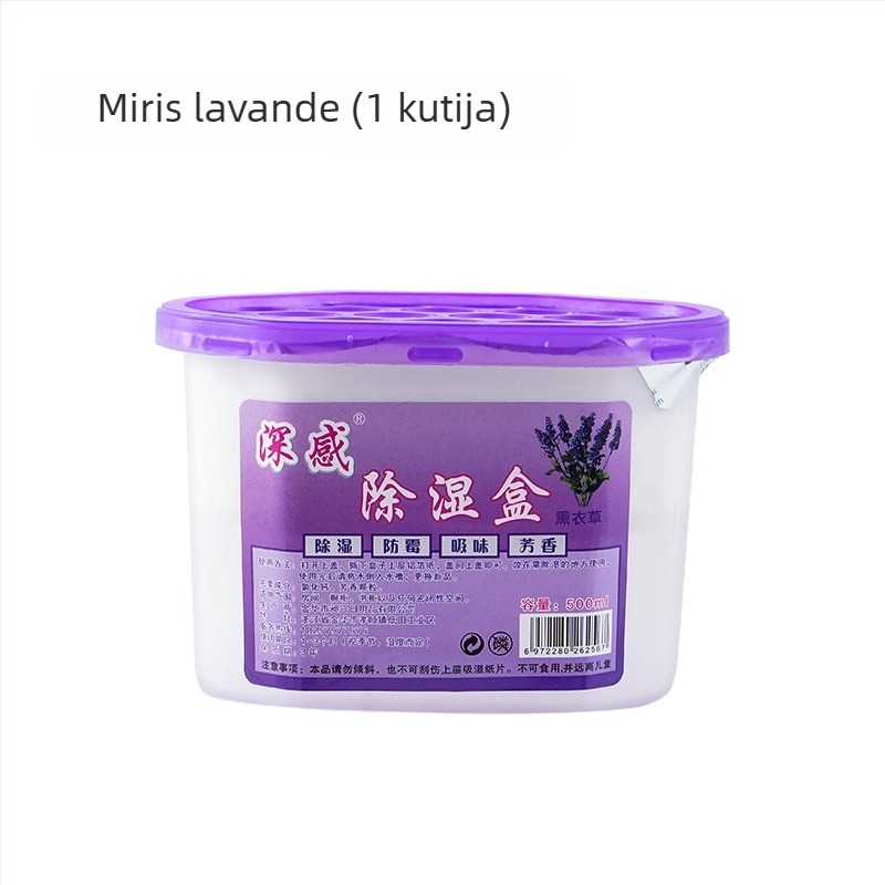 Desikant s aktivnim ugljenom za unutarnju kontrolu vlage — kutija, vodoravan smještaj, zimsko izdanje 2025