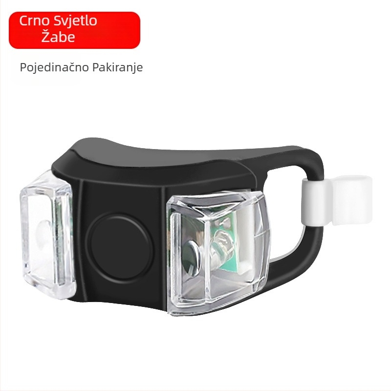 Feng en Frog LED svjetlo za bicikl za noćnu vožnju – prednje i stražnje svjetlo za bicikl, skuter i balans ploču