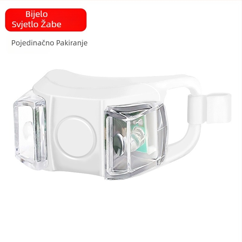 Feng en Frog LED svjetlo za bicikl za noćnu vožnju – prednje i stražnje svjetlo za bicikl, skuter i balans ploču