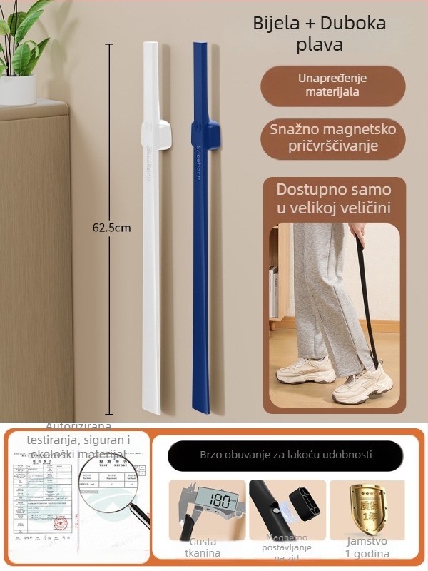 Magnetski dugi držač za cipele – premium kućni pomoćnik za trudnice i starije osobe