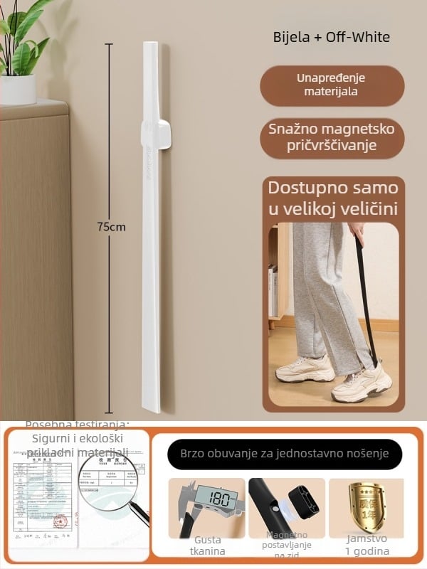 Magnetski dugi držač za cipele – premium kućni pomoćnik za trudnice i starije osobe