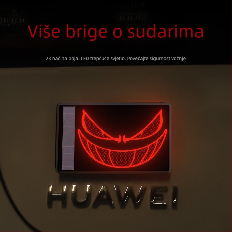 Maihui LED stražnje svjetlo WD-370, solarno napajanje, 3V, ABS kućište, univerzalna prilagodba