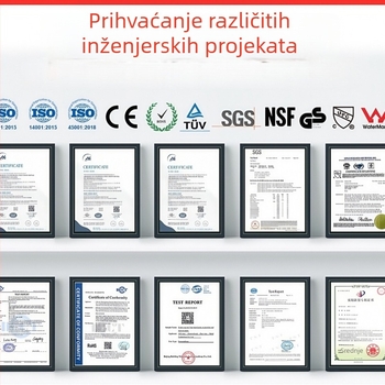 Zamjenska glava slavine od 304 nehrđajućeg čelika, precizno lijevano, vodootporna, za kuhinju, kupaonu i zahod, prilagodljiva