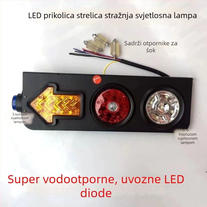 LED stražnje svjetlo za CIMC kamion, 24V, ABS kućište, LED izvor svjetla